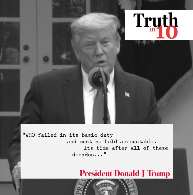 President Trump Halts Funding to the World Health Organization